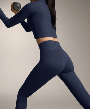 Брюки клеш в рубчик COMFORTLUX с завышенной талией- Заказать в России