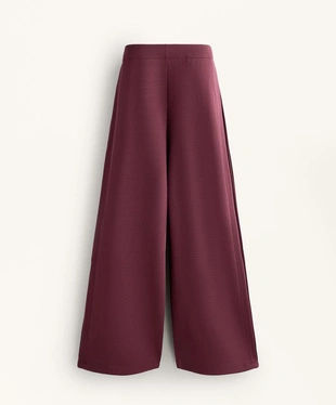 Брюки-кокон с боковой складкой из ворсовой ткани с модалом- Заказать в России