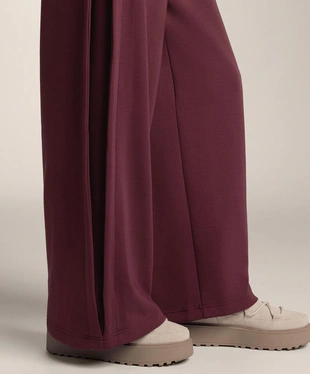 Брюки-кокон с боковой складкой из ворсовой ткани с модалом- Заказать в России