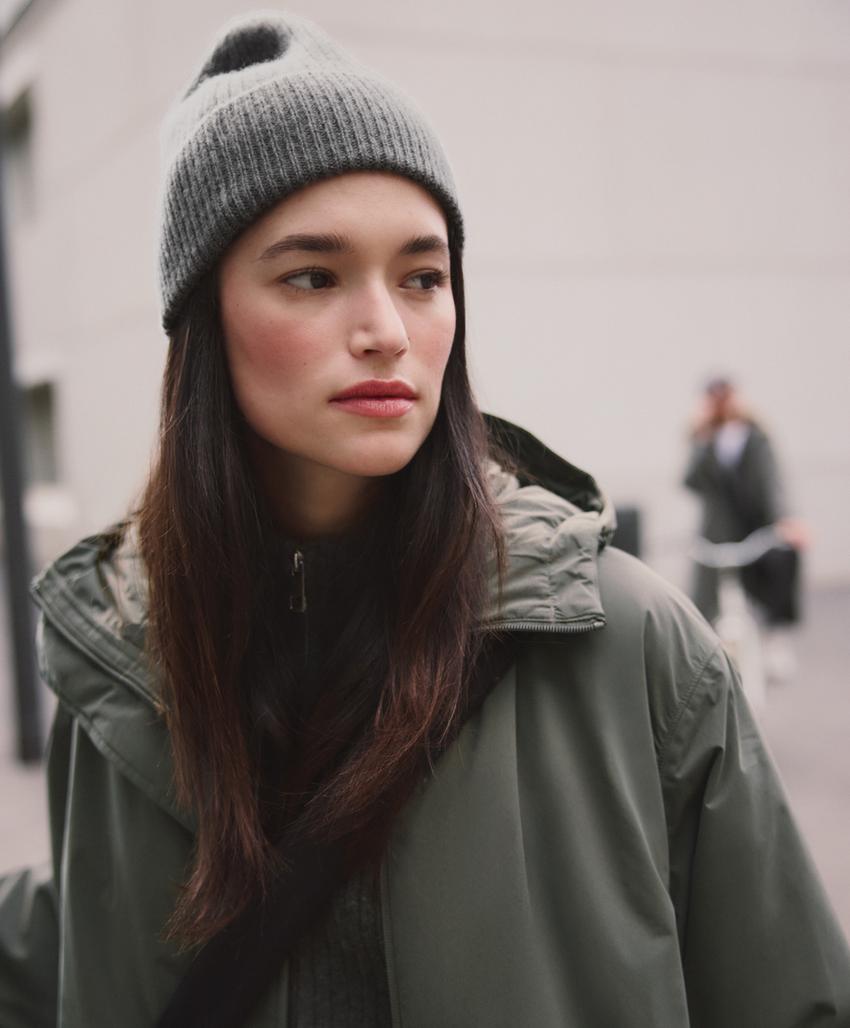 Вязаная шапка из 100% кашемира