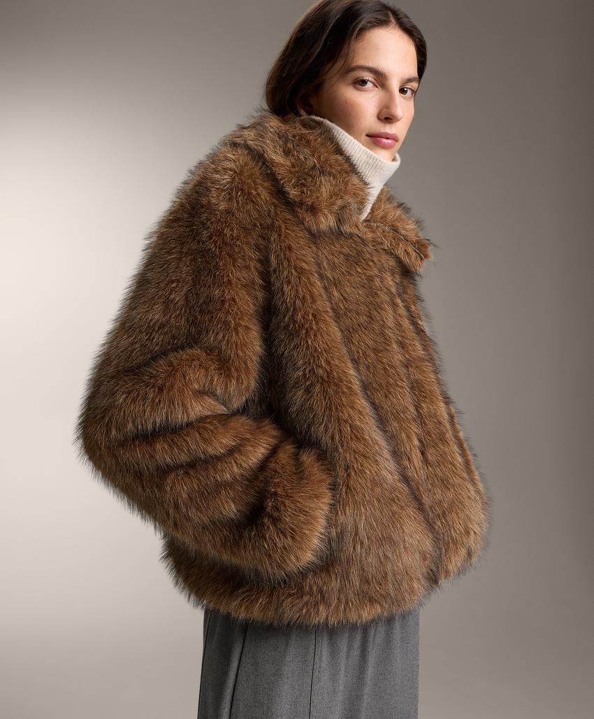 Куртка из искусственного меха