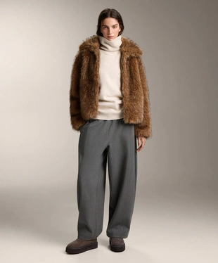 Куртка из искусственного меха- Заказать в России