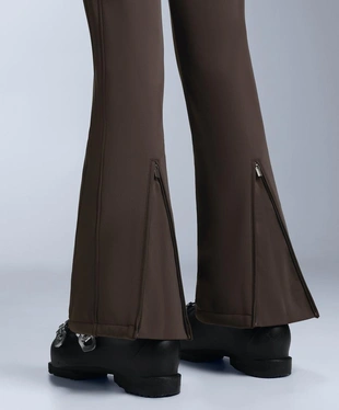 Водостойкий облегающий эластичный комбинезон SKI в стиле колор-блок- Заказать в России