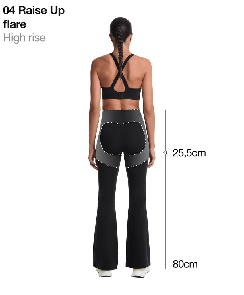 Брюки клеш Compressive с завышенной талией и эффектом пуш-ап