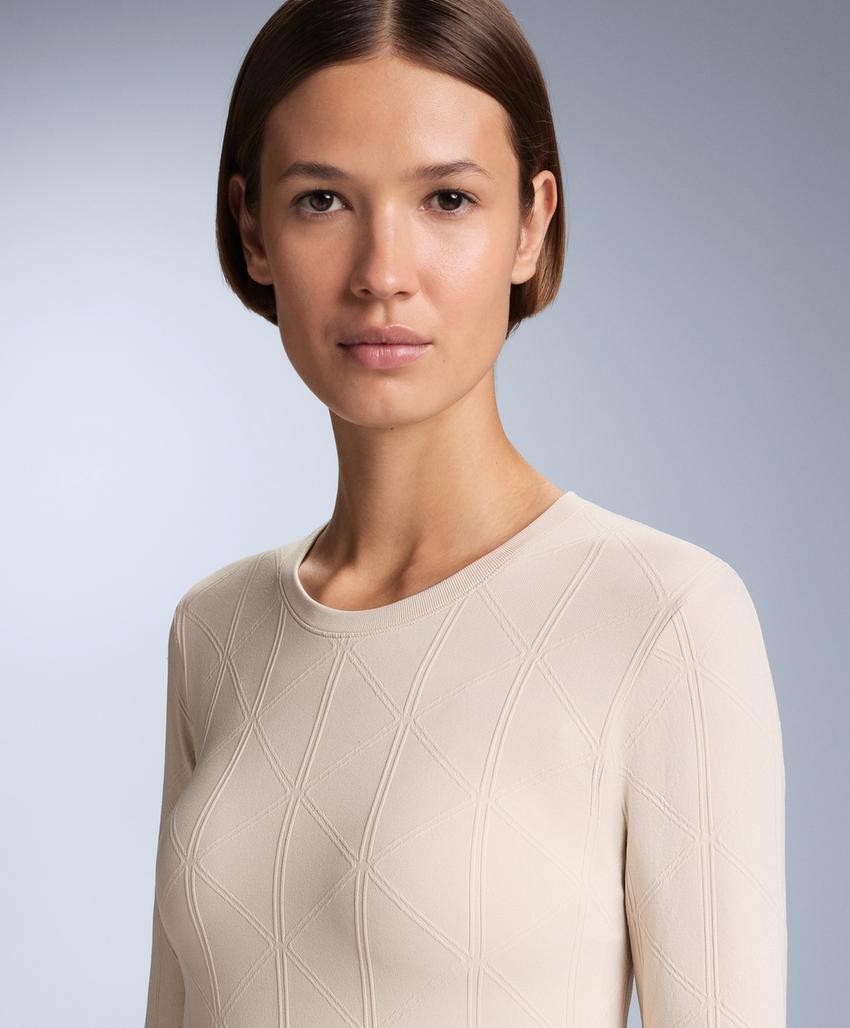 Термофутболка с жаккардовым узором seamless base layer