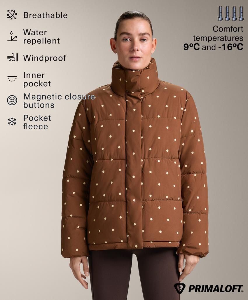 Водоотталкивающая стеганая куртка Primaloft®