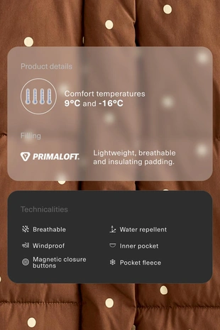 Водоотталкивающая стеганая куртка PRIMALOFT®- Заказать в России
