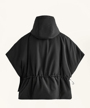 Стеганый жилет с капюшоном- Заказать в России