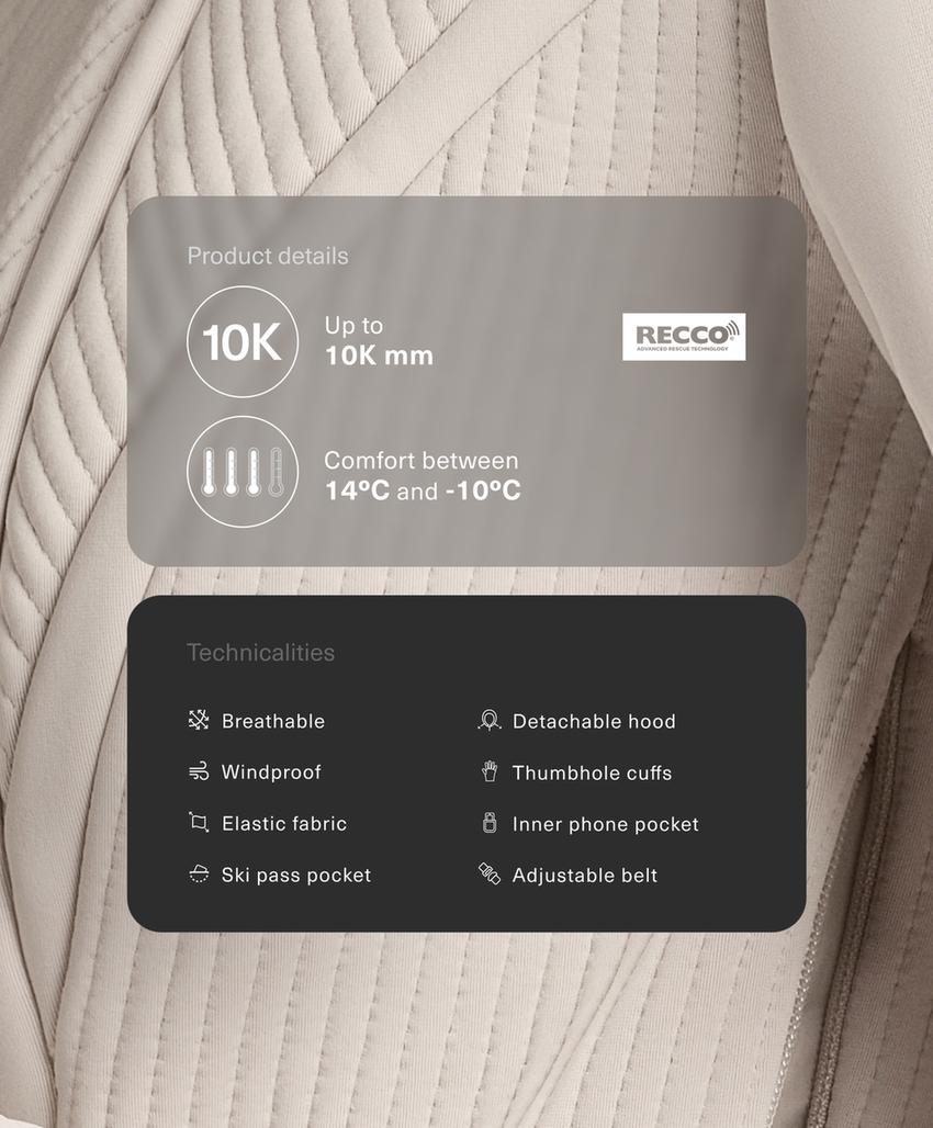 Водостойкий облегающий эластичный комбинезон SKI