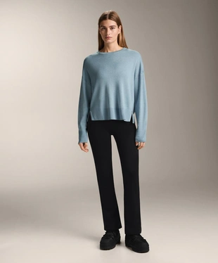 Джемпер с круглым вырезом, 10% кашемир- Заказать в России