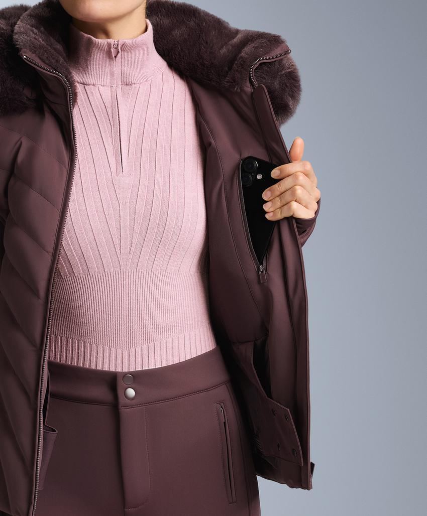 Водостойкая очень облегающая куртка Primaloft® SKI