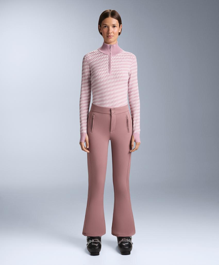 Лонгслив Base Layer из вязаного жаккарда с геометрическим узором