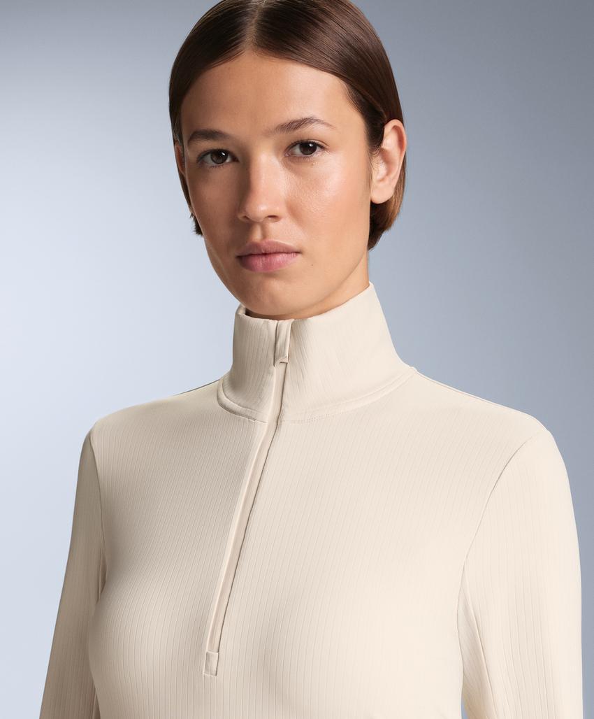 Thermal base layer rib T-shirt