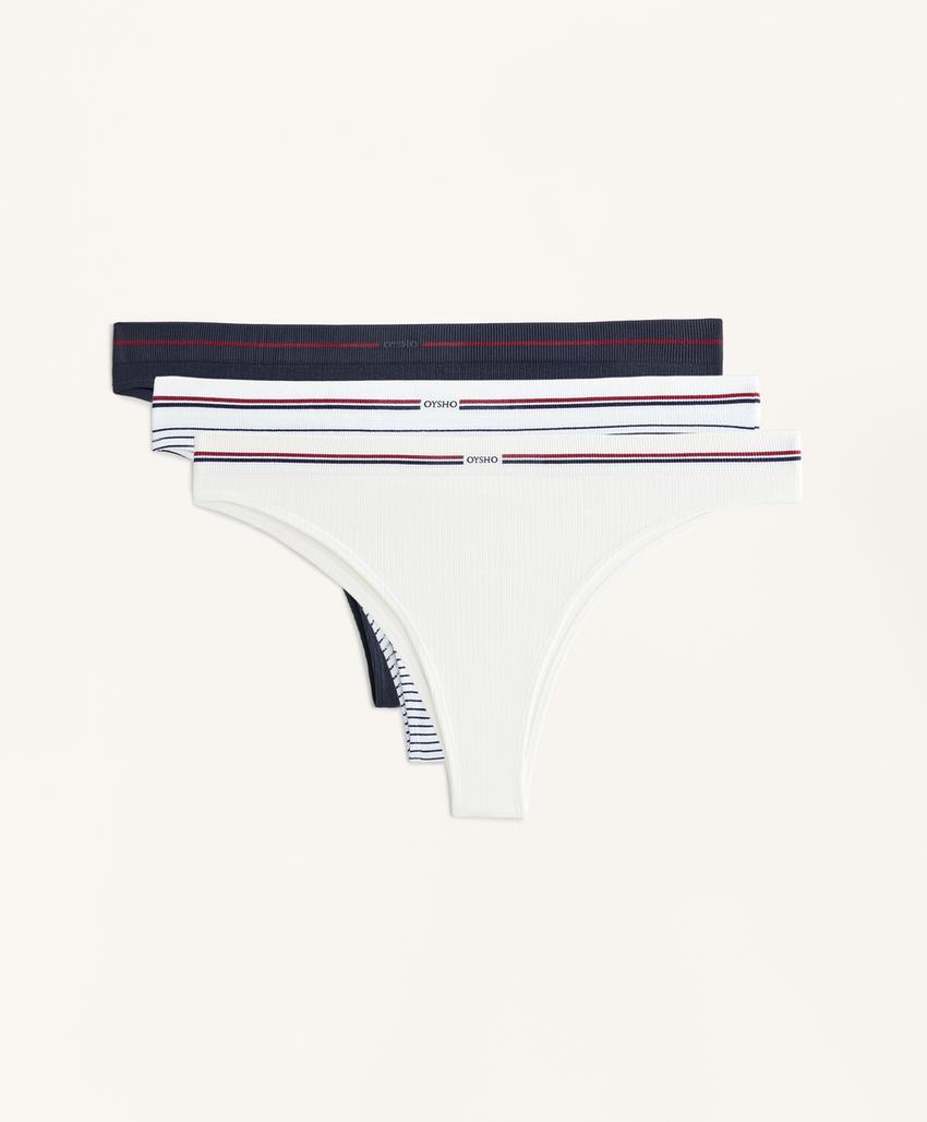 3 бесшовных трусов бразильяно Seamless из мягкой ткани