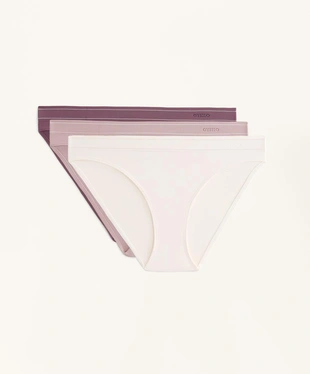 3 бесшовных классических трусов SEAMLESS из мягкой ткани- Заказать в России