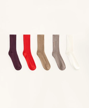 5 пар классических носков из смесового хлопка- Заказать в России
