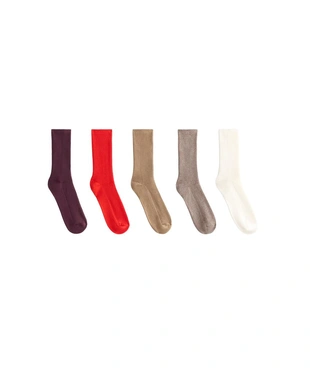 5 пар классических носков из смесового хлопка- Заказать в России