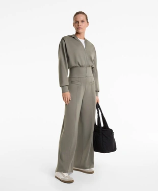 Брюки-баллоны с эффектом неопрена- Заказать в России