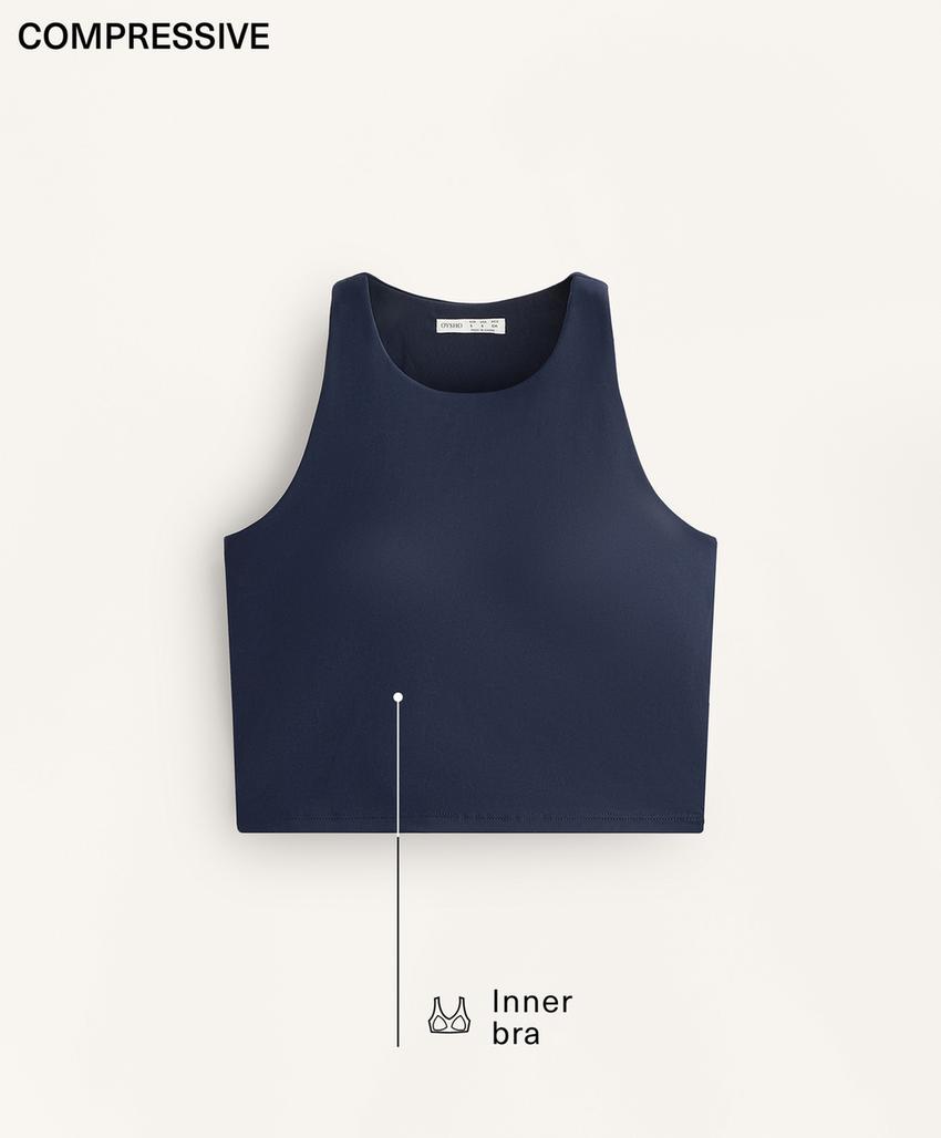 Компрессионный топ без рукавов