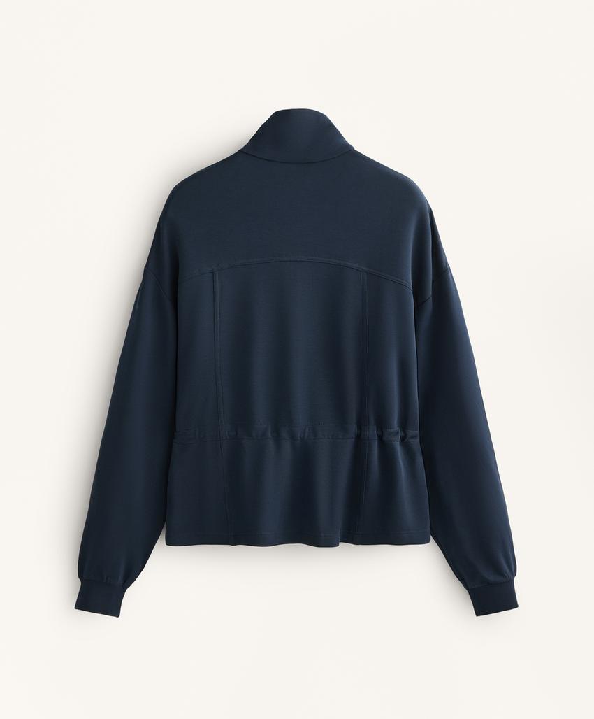 Куртка с регулируемой талией из мягкого модала