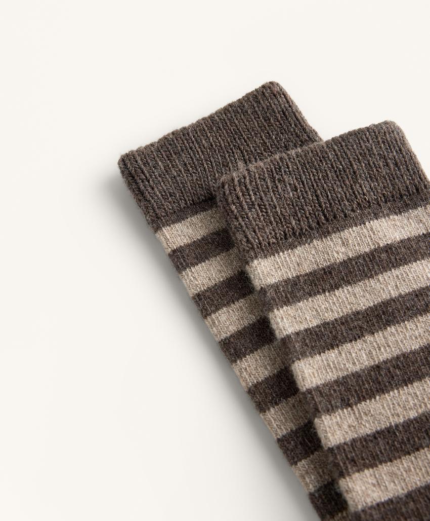 Классические носки с 19% кашемира и 12% шерсти