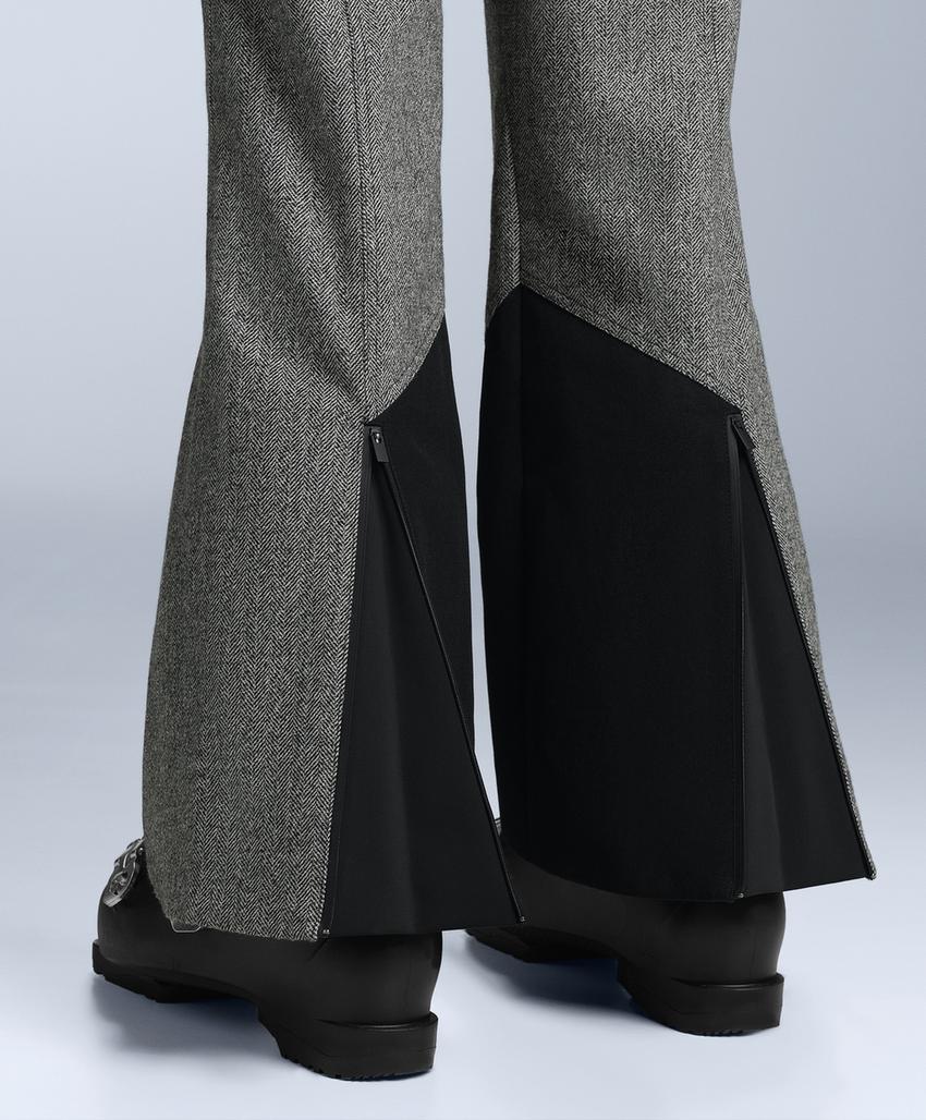 Водонепроницаемые брюки fellex® из шерсти с высокой талией и разрезами для горных лыж