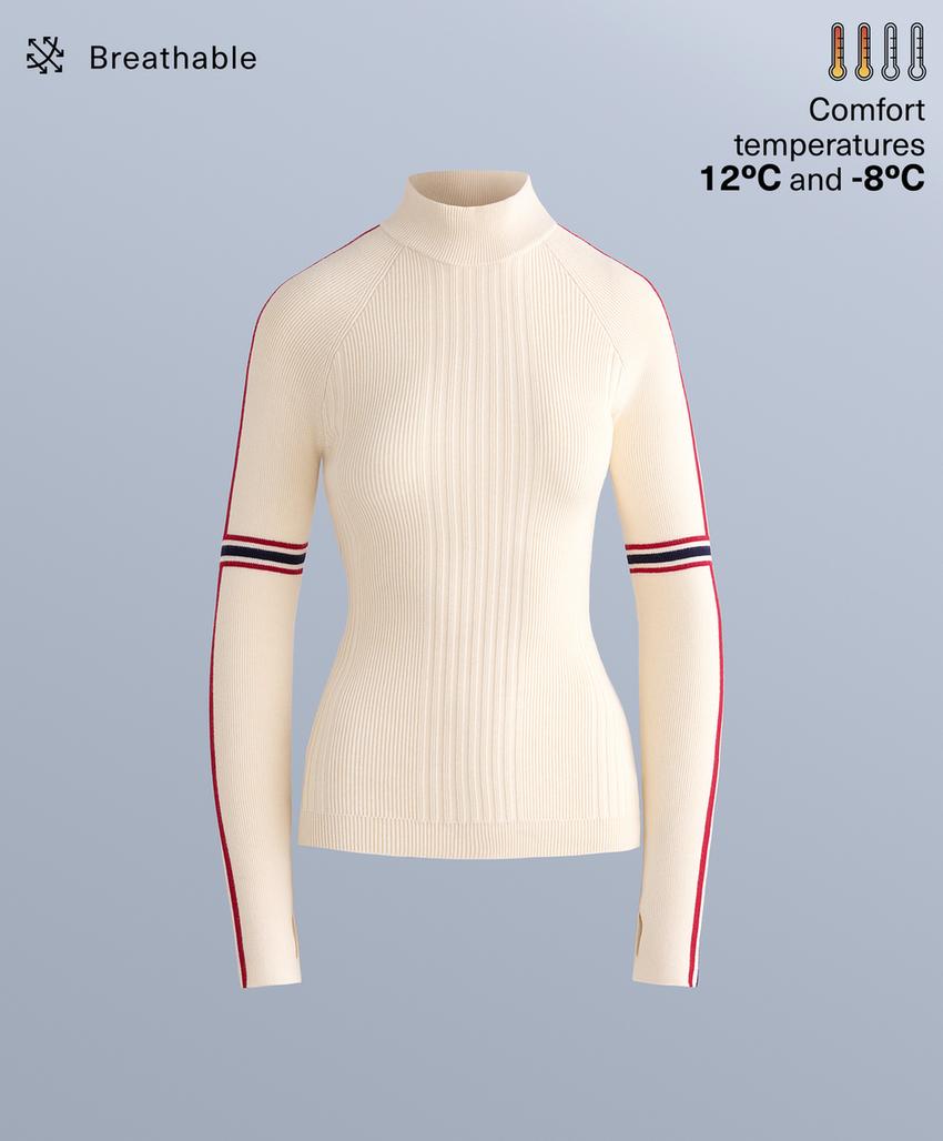 Термофутболка Base Layer вязаная с контрастными деталями