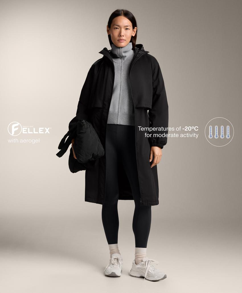Длинная утепленная непромокаемая куртка 10k FELLEX® с AEROGEL