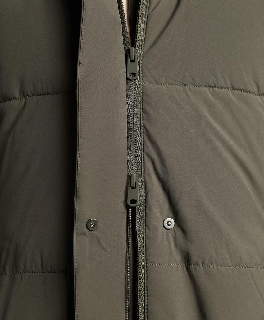 Длинная водоотталкивающая утепленная куртка Primaloft®