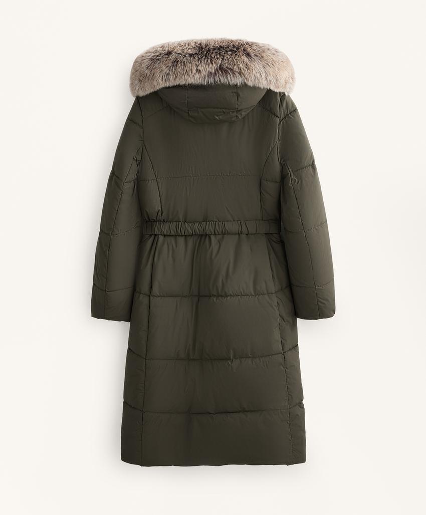 Длинная водоотталкивающая утепленная куртка Primaloft®