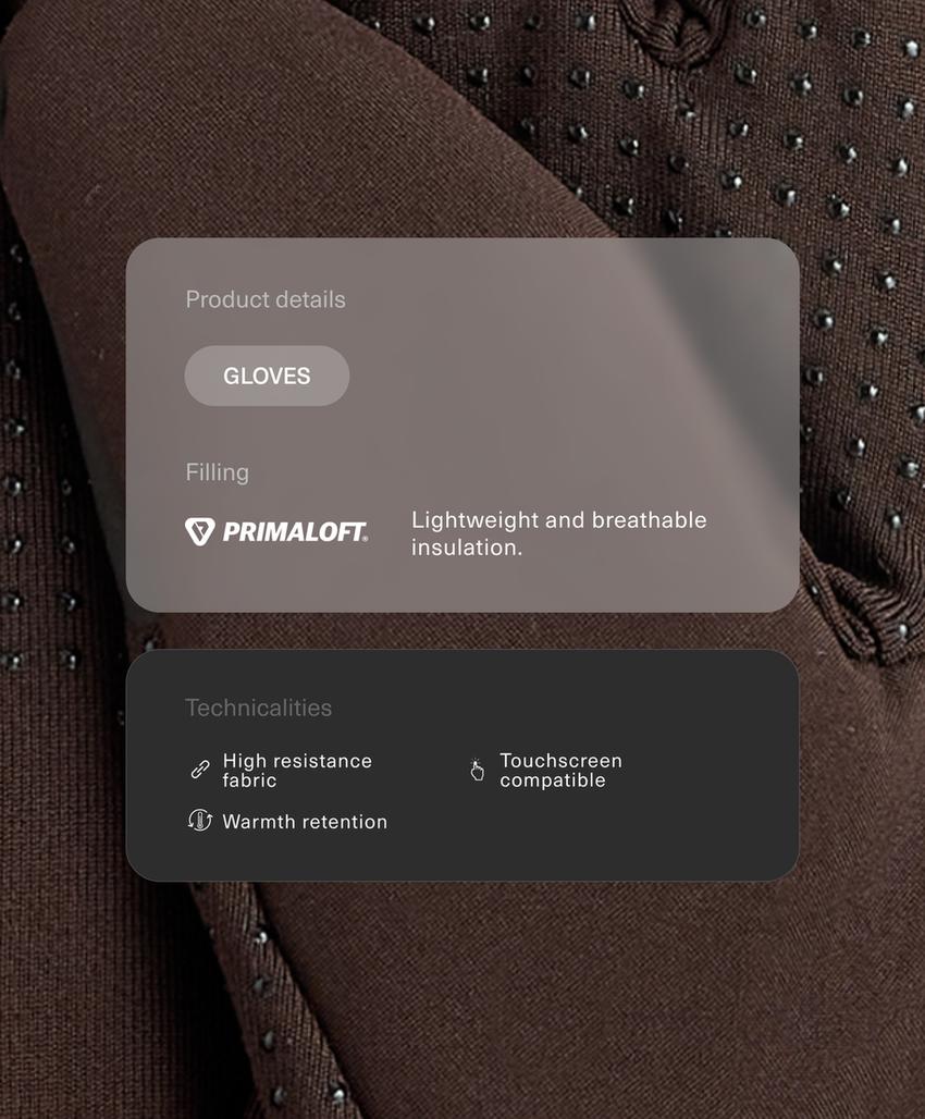Многофункциональные перчатки Primaloft®
