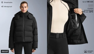 Водостойкая куртка 80% пух и 20% перо MINARDI PIUME SKI- Заказать в России