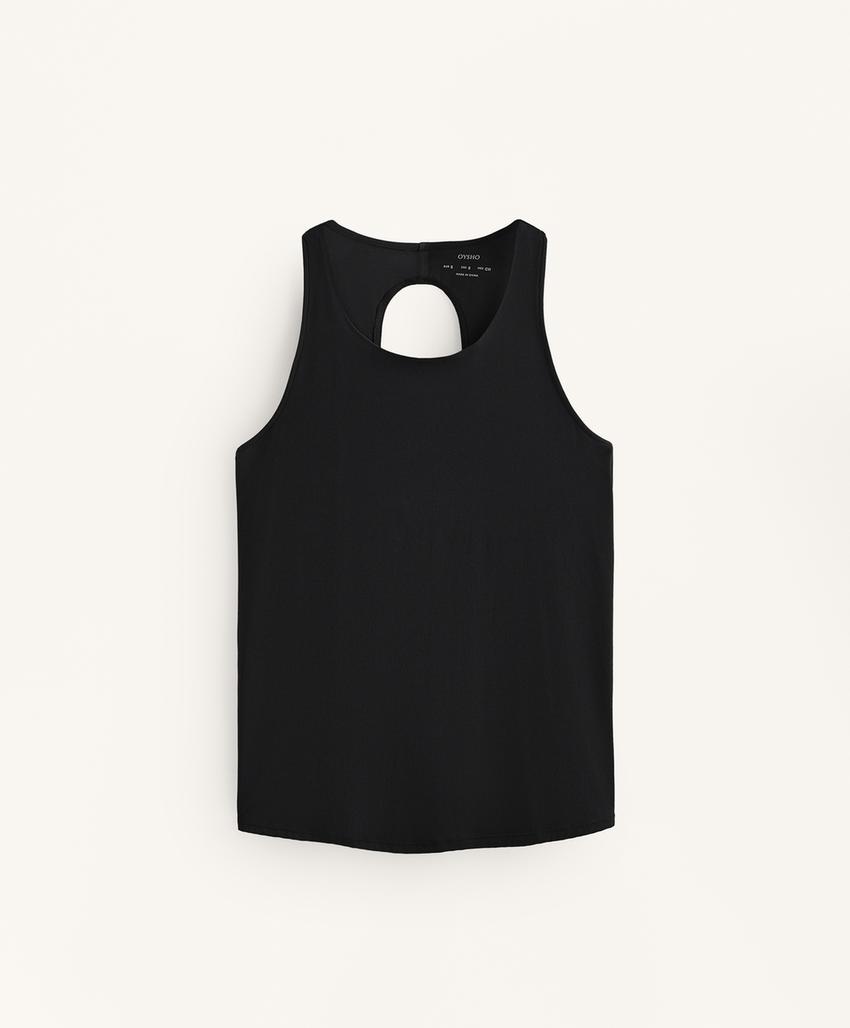 Футболка с перекрещивающимися лямками из комфортлукса