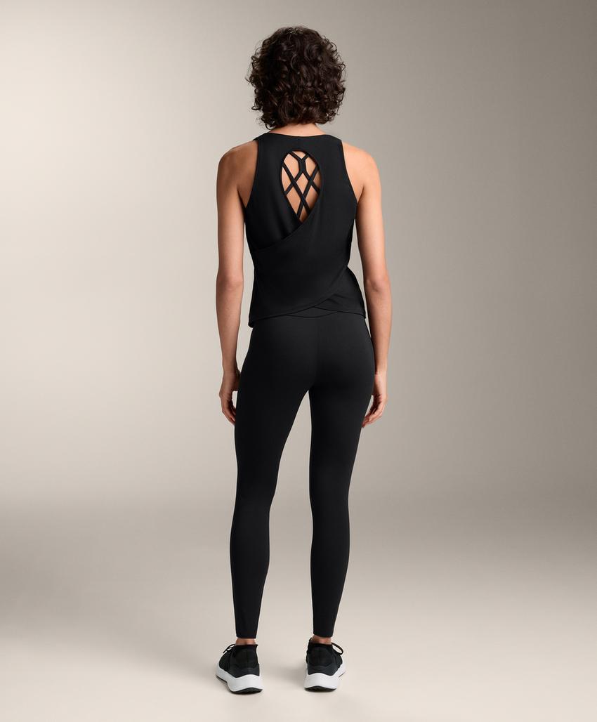 Футболка с перекрещивающимися лямками из комфортлукса