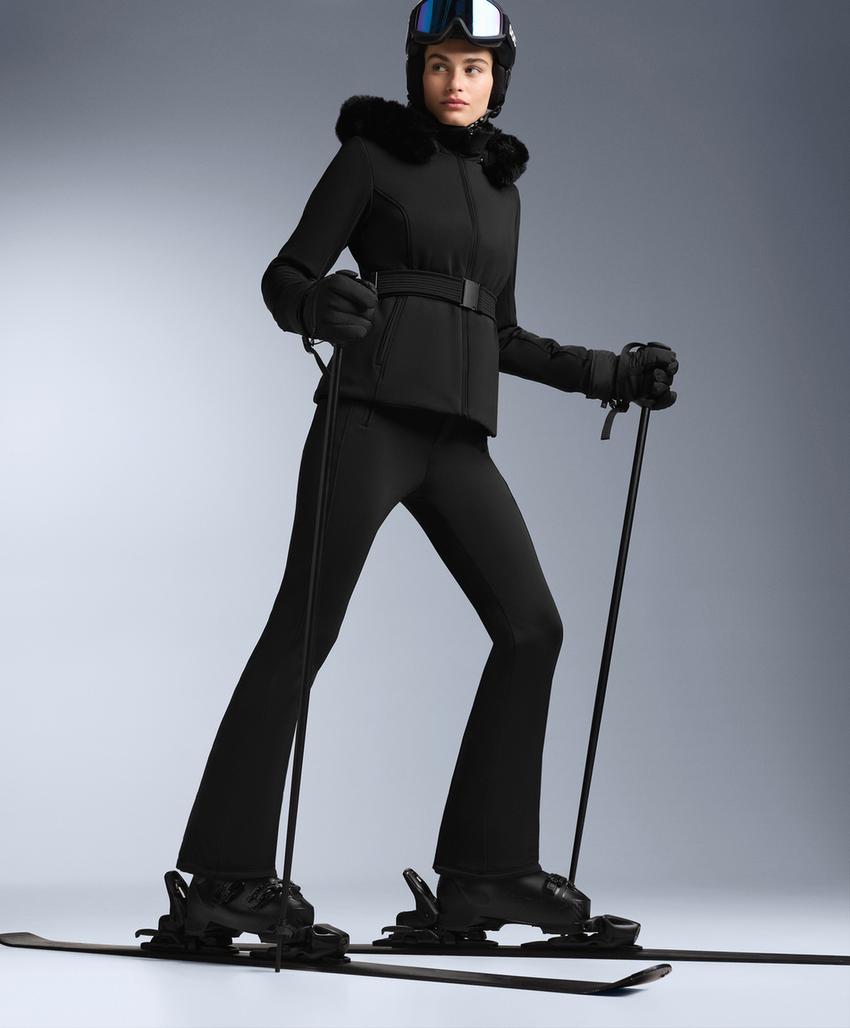 Water-resistant flare stretch SKI trousers