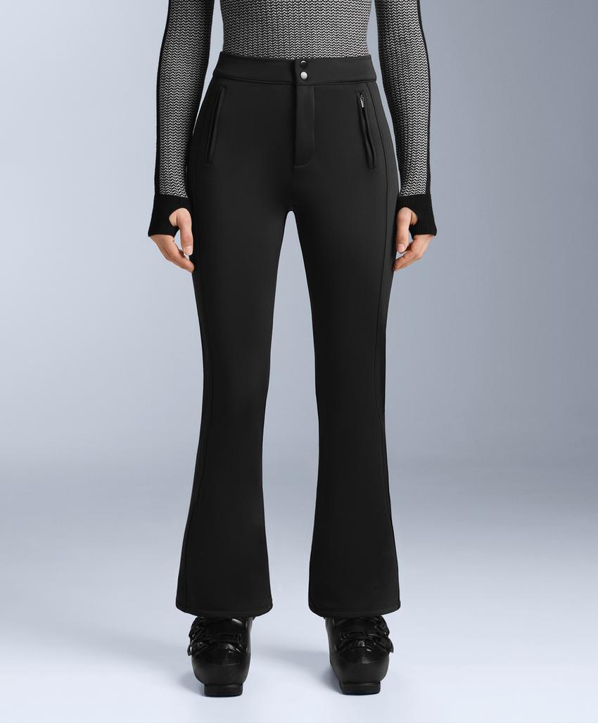 Water-resistant flare stretch SKI trousers
