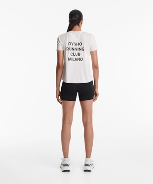 RUNNING CLUB MILANO FITTED SHORT-SLEEVED TECHNICAL T-SHIRT- Заказать в России