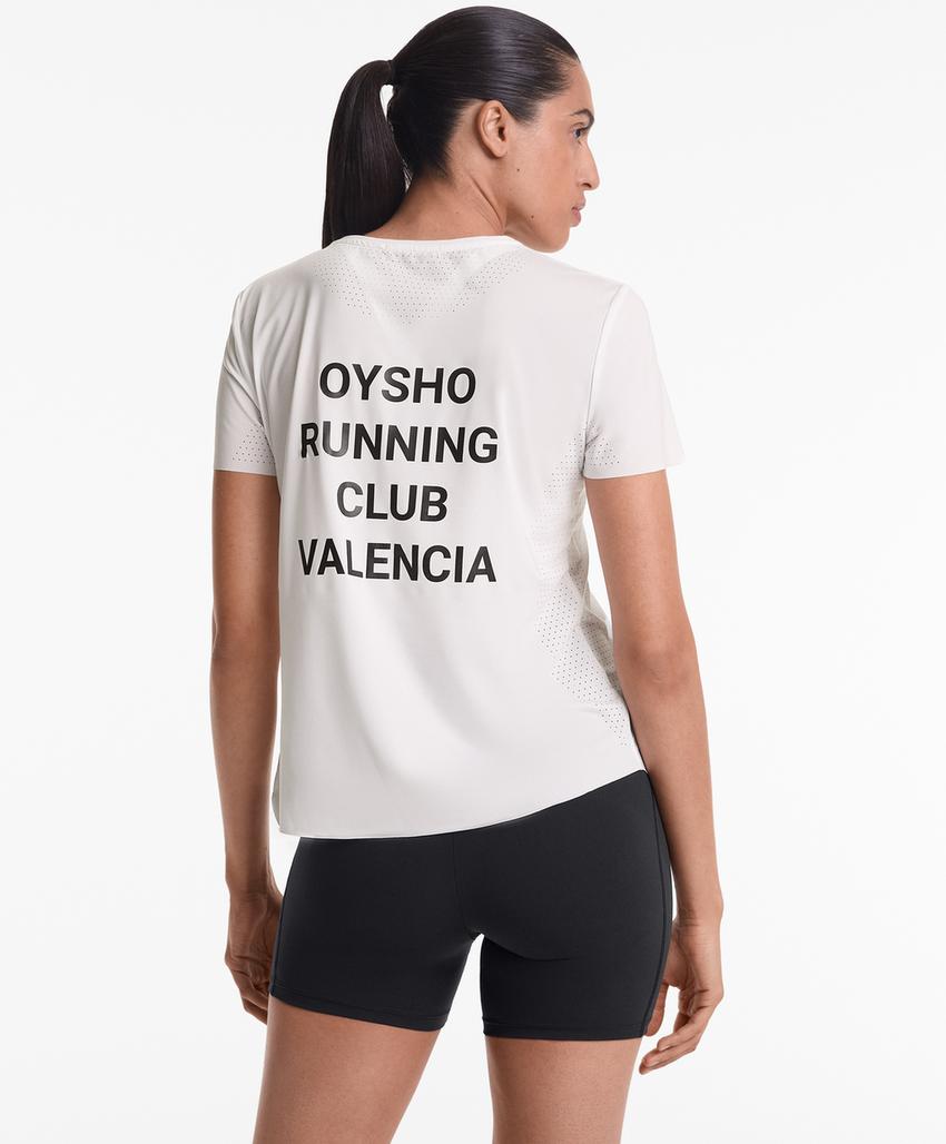 T-shirt técnica justa de manga curta Running Club Valencia